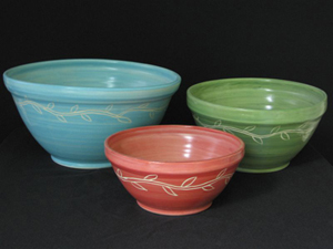 floral porcelain bowls